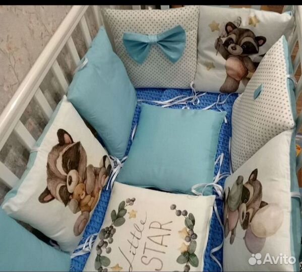 Бортики в кроватку