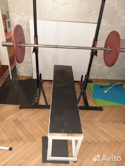Стойка для штанги Decathlon domyos Rack 100
