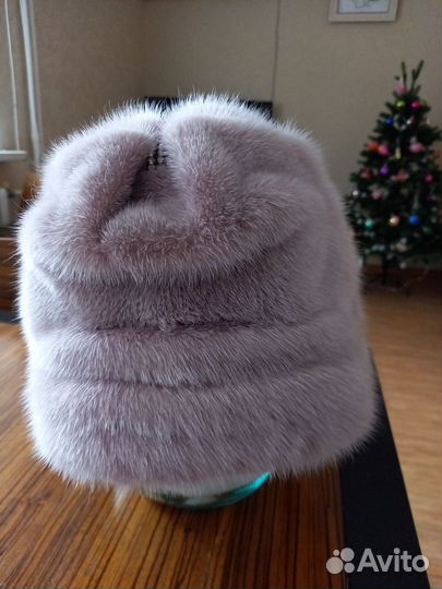 Шапка норковая 58 размер женская бу