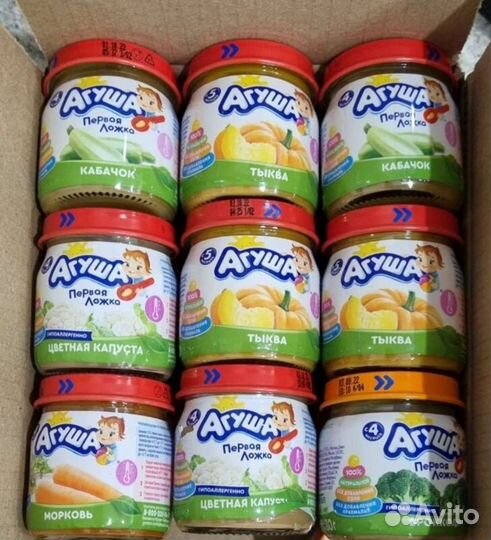 Детское питание пюре