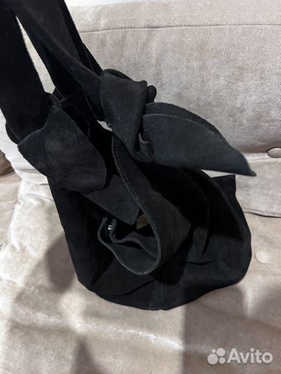 Сумка замшевая mango