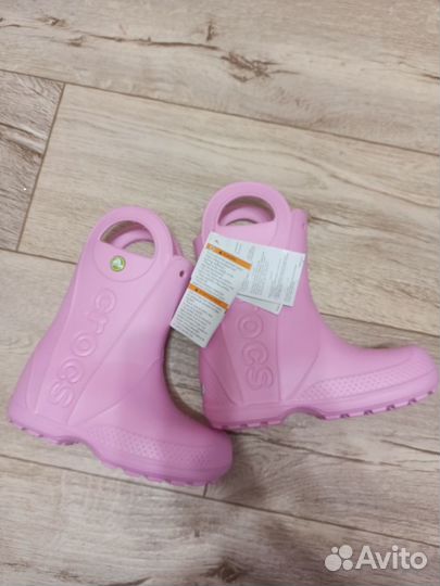 Сапожки резиновые crocs