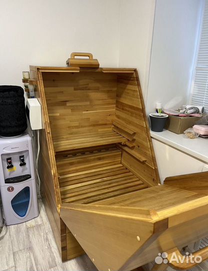 Кедровая бочка с парогенератором