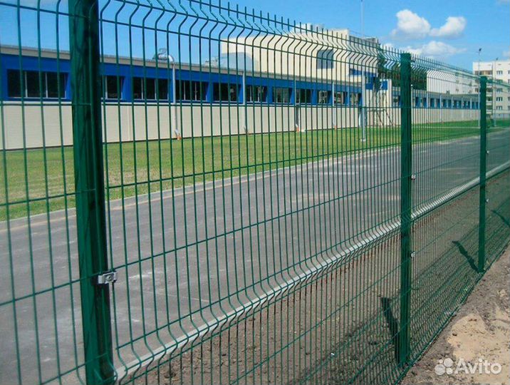 Забор из 3D сетки под ключ + Установка + Доставка