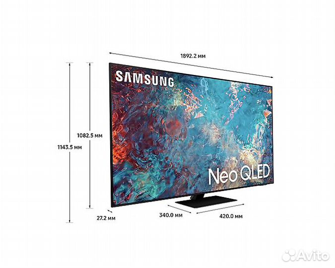 Samsung SMART TV QE85QN85AA 85 дюймов (2021)
