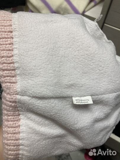 Шапка и снуд женский зима