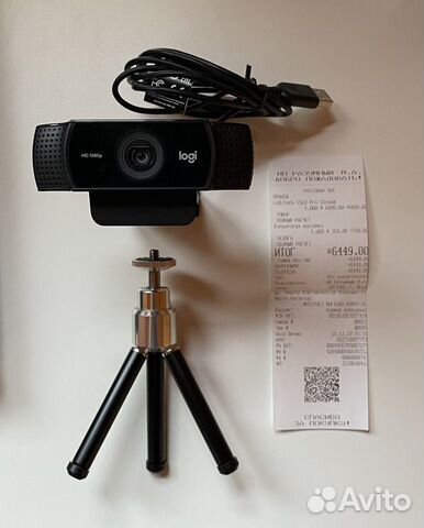 Веб-камера Logitech c922 Pro Stream объявление продам