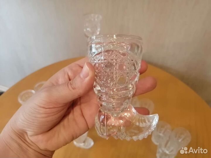 Графин и стопки рюмки набор хрусталь