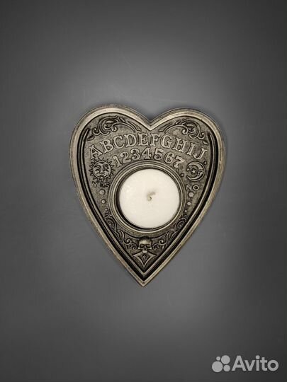Подставка, подсвечник Сердце Уиджи, Валентинка