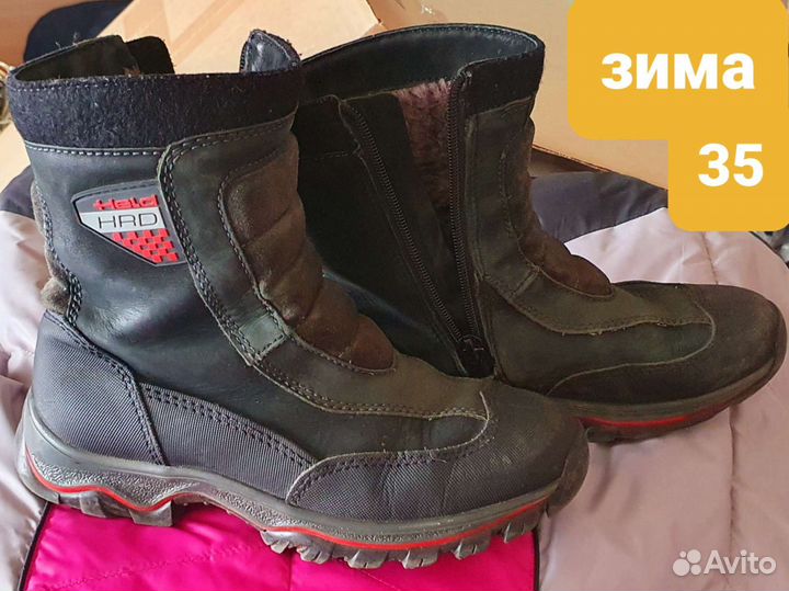 Ботинки зима 35р