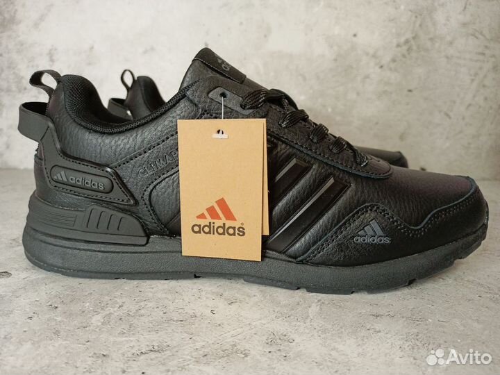 Adidas мужские кроссовки кожаные