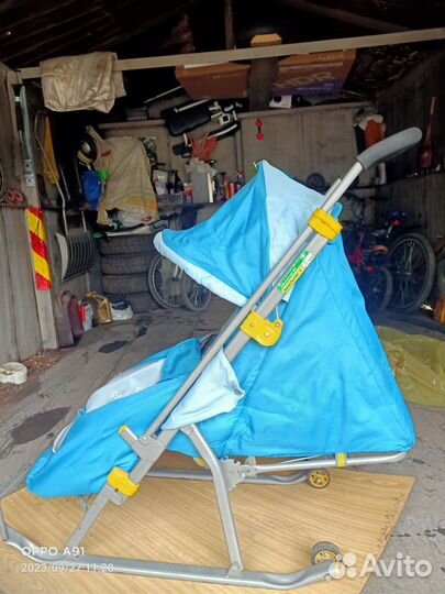 Сани коляска детские