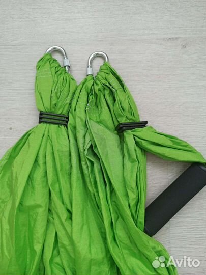 Гамак для йоги с ручками и крепления