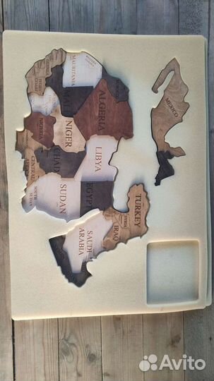 Карта мира, декоративная