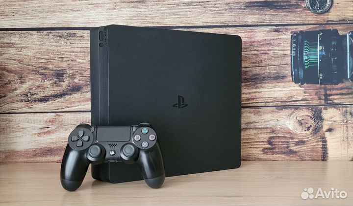 PlayStation 4 Slim 1тб + Игры
