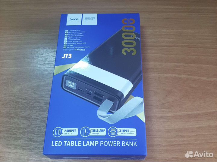 Повербанк hoco J73 30000 mah оригинал новый мощный
