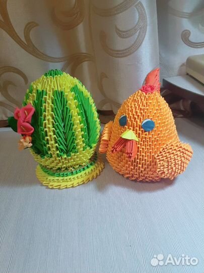 Курочка и яйцо из модулей