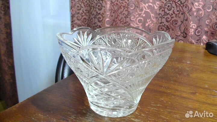 Ваза хрустальная СССР