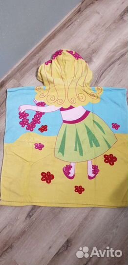 Полотенце-пончо новое