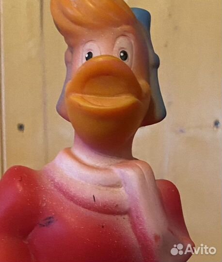 Дед Мороз, Лебедь, Мак-Кряк. Резиновые игрушки