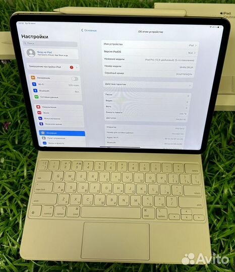 Идеал iPad Pro 12.9 m1 2021 256gb Cellular АКБ-98