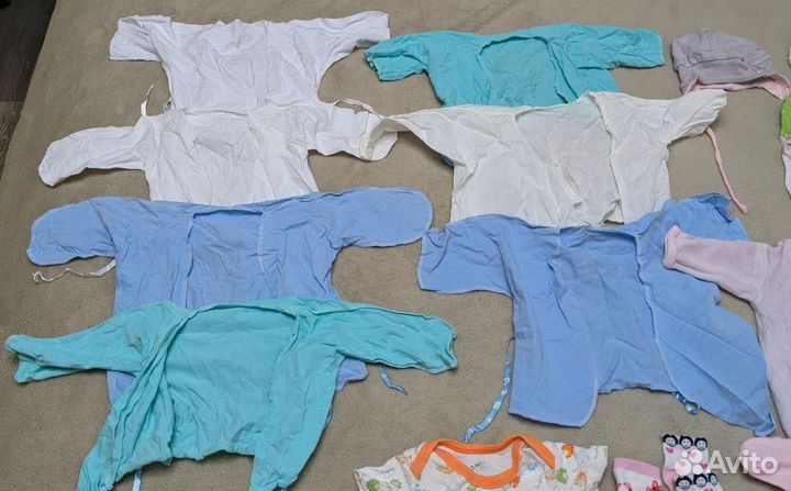 Одежда для новорожденных пакетом, на девочку, 56-6