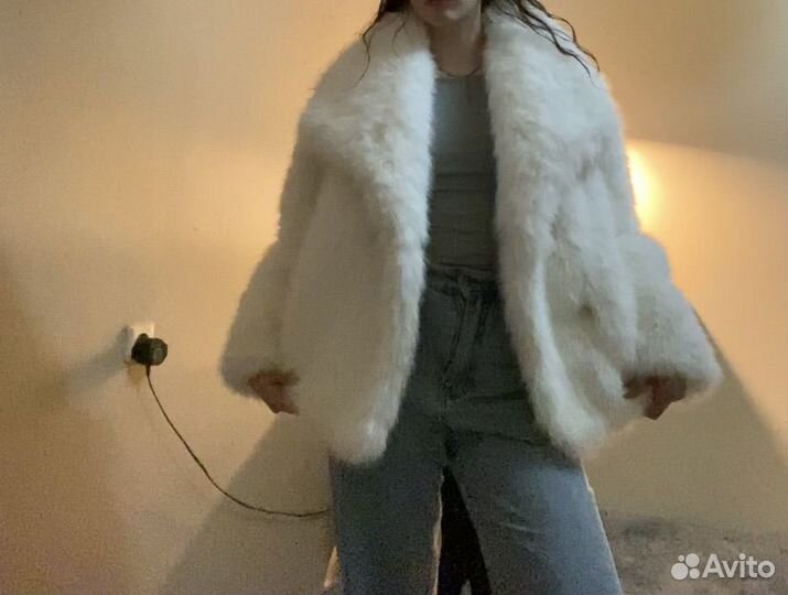 Шуба из искусственного меха