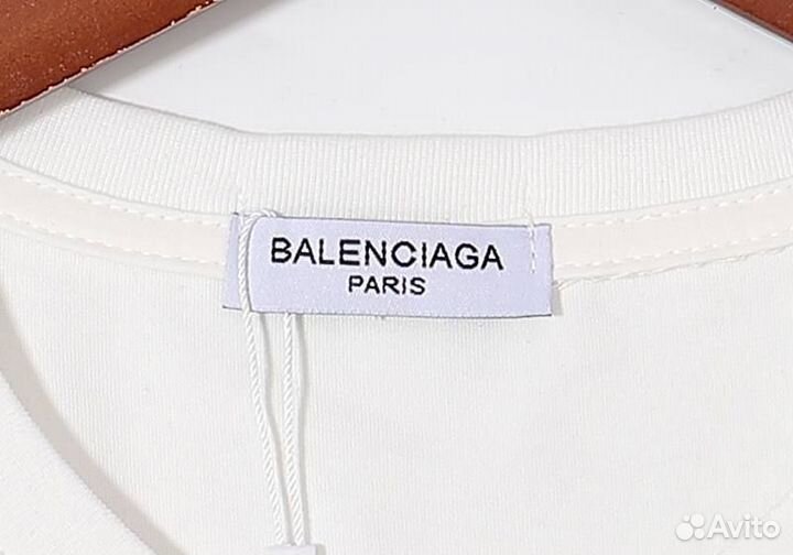 Футболка Adidas Balenciaga Белая