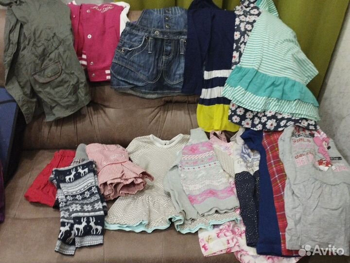 Одежда для девочки пакетом 128