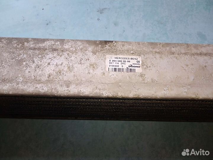 Интеркулер на Mercedes W204/W212/S204