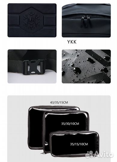 Сумка-Рюкзак для горнолыжного оборудования LDski 4