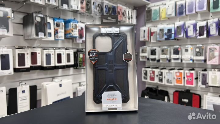 Чехол UAG Monarch iPhone 14 Pro Max Синий
