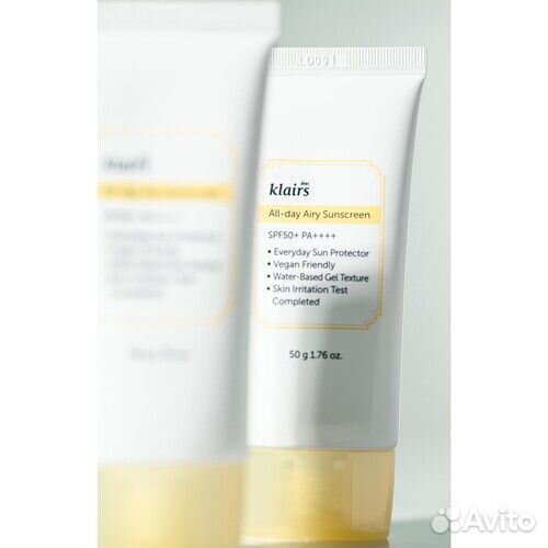 Солнцезащитный крем Dear Klairs spf 50 Корея