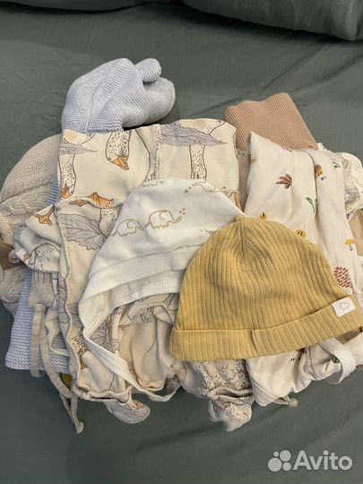 Детские вещи пакетом 0-3 мес унисекс