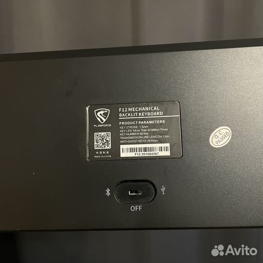 Клавиатура fl esports f12