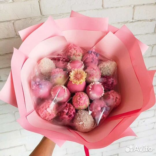 Букет клубника в шоколаде 