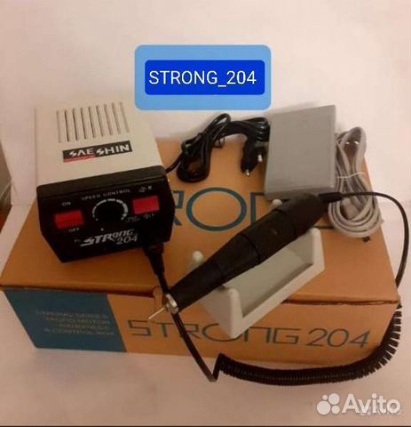 Аппарат для маникюра и педикюра strong 204. Новый