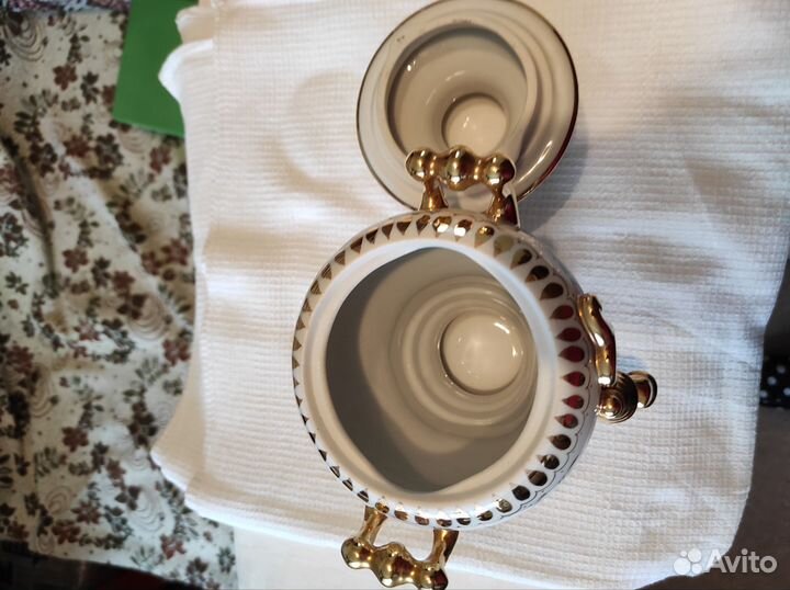 Самовар Гжель фарфоровый