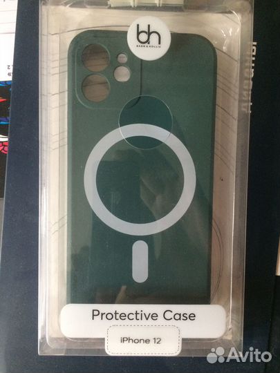 Чехол накладка Barn&Hollis для iPhone 12, зеленая
