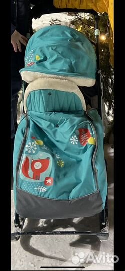 Коляска санки