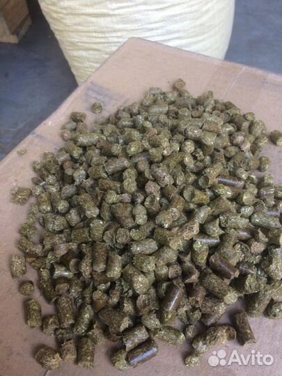 Сено гранулированное