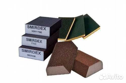 Абразивная шлифовальная губка P220 Трапеци smirdex