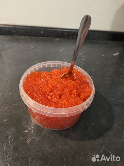 Красная икра кета