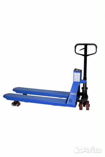 Тележка гидравлическая 2500 кг 1150 мм TOR CBY-CW2 (серия N) с весами (полиуретановые колеса)