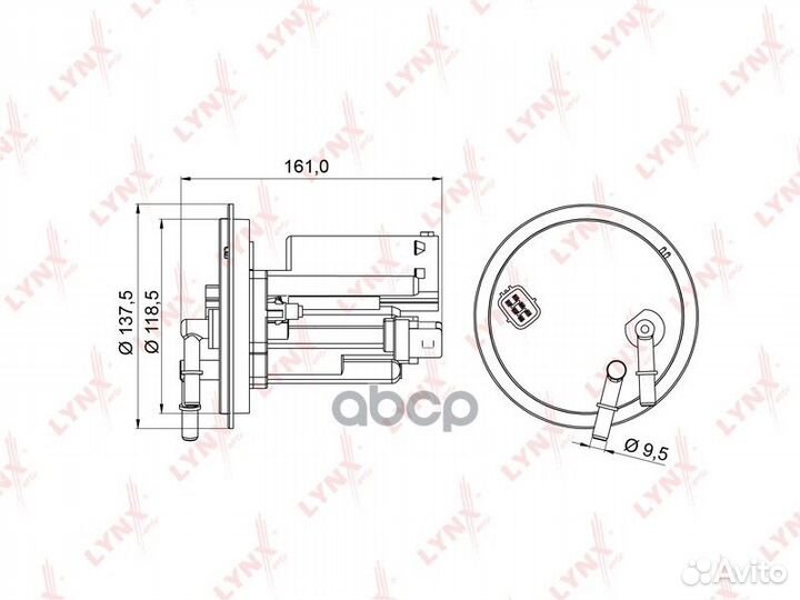 Фильтр топливный subaru Forester(SH / SG) 2.0-2