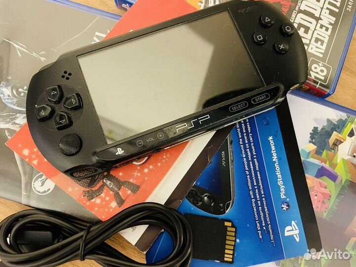 Sony PSP прошитая + игры