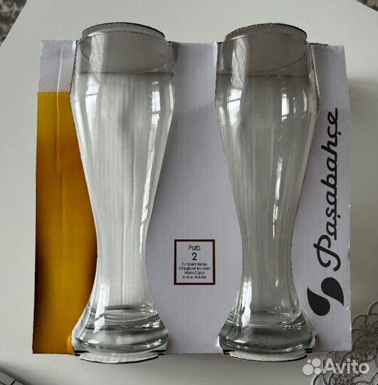 Пивные бокалы новые