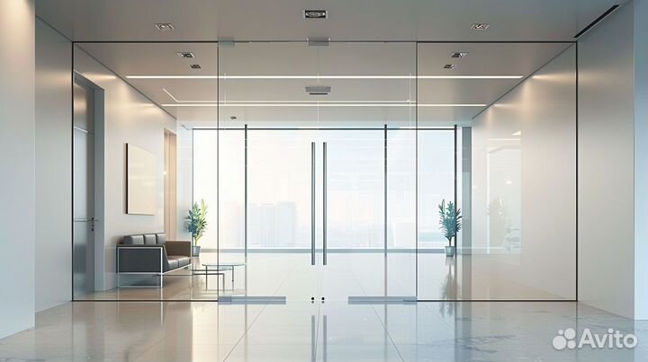 Раздвижные стеклянные двери