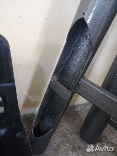 Труба пороги на Ниву