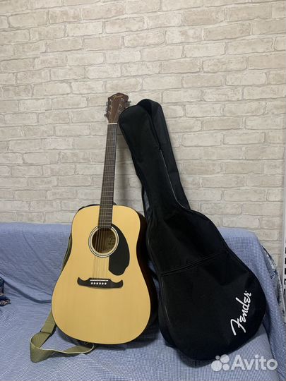 Акустическая гитара Fender FA-125 + чехол